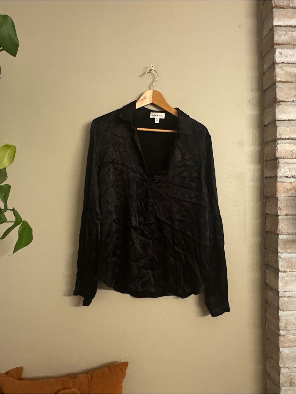 CLOTH & STONE Satin Blouse